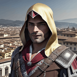 Assassin's Creed AI avatar/profile picture for men